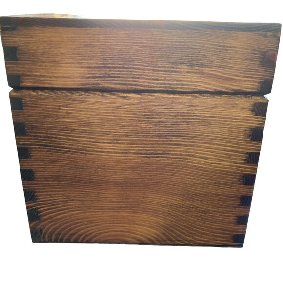 Handmade OOAK Trinket Box Jewely Box With Heart Shaped Mirror - Picture 6 of 9